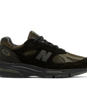 Stone Island x New Balance 991v2 Made in England Black U991SD2 Nicesnk