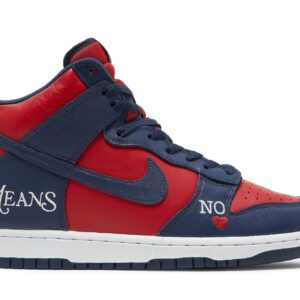 Supreme x Nike SB Dunk High 'By Any Means Navy' DN3741-600