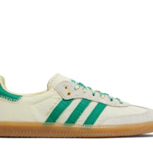Wales Bonner x adidas Samba Cream White Bold Green GY4344 Nicesnk