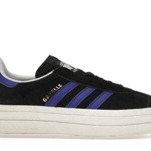 (Women) adidas Gazelle Bold Black Lucid Blue HQ4408 Nicesnk
