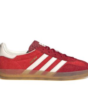 (Women) adidas Originals Gazelle Indoor Red/White/Gum IE1051 Nicesnk
