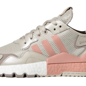 (Women) adidas originals Nite Jogger Grey Pink FV1333 Nicesnk