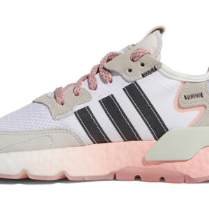(Women) adidas originals Nite Jogger White Brown Pink FV8431 Nicesnk