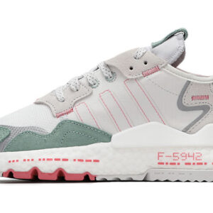 (Women) adidas originals Nite Jogger White Gray Green H03251 Nicesnk