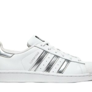 (Women) adidas Superstar 'White Silver Metallic' AQ3091