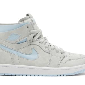 (Women) Air Jordan 1 High Zoom Comfort Cool Grey Light Blue CT0979-004 Nicesnk