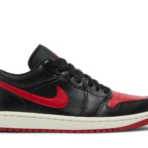 (Women) Air Jordan 1 Low Bred Sail DC0774-061 Nicesnk