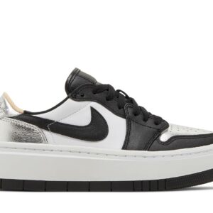 (Women) Air Jordan 1 Low Elevate Silver Toe DQ8561-001 Nicesnk