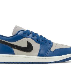 (Women) Air Jordan 1 Low 'French Blue College Grey' DC0774-402