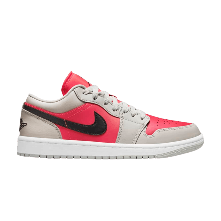 (Women) Air Jordan 1 Low 'Light Iron Ore Siren Red' DC0774-060