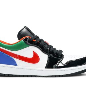 (Women) Air Jordan 1 Low Multi-Color Black Toe CZ4776-101