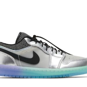 (Women) Air Jordan 1 Low SE 'Metallic Silver Gradient' DJ5199-109