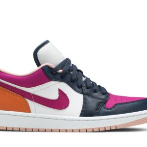 (Women) Air Jordan 1 Low SE 'Mismatched - Purple Magenta' DJ4342-400