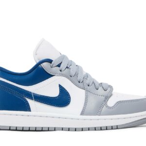 (Women) Air Jordan 1 Low 'Stealth French Blue' DC0774-042