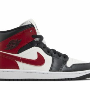 (Women) Air Jordan 1 Mid 'Black Toe' BQ6472-160