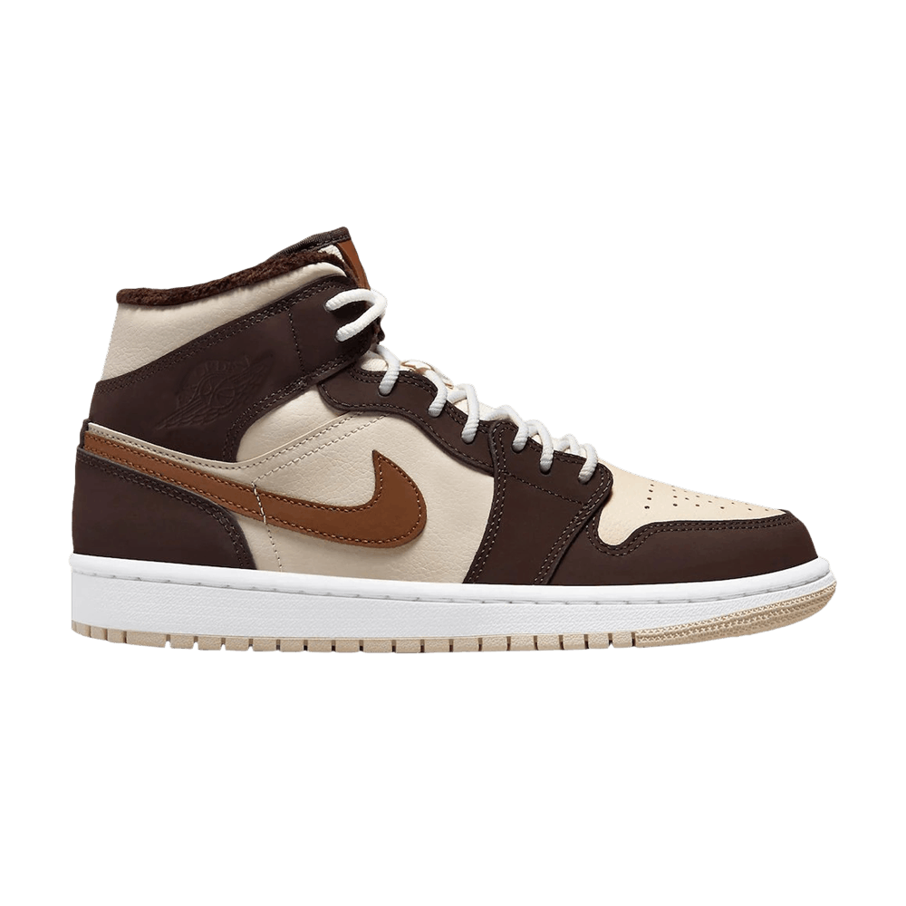 (Women) Air Jordan 1 Mid 'Brown Fleece' DO6699-200
