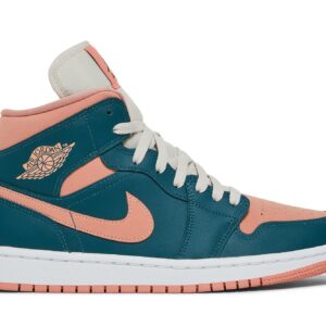 (Women) Air Jordan 1 Mid Dark Teal Green BQ6472-308 Nicesnk
