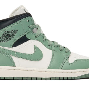 (Women) Air Jordan 1 Mid 'Jade Smoke' BQ6472-130