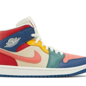 (Women) Air Jordan 1 Mid 'Multi-Color' DN3738-400