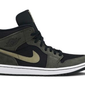 (Women) Air Jordan 1 Mid 'Olive' BQ6472-030