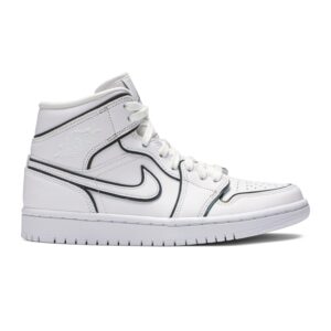 (Women) Air Jordan 1 Mid SE Iridescent Trim CK6587-100 Nicesnk