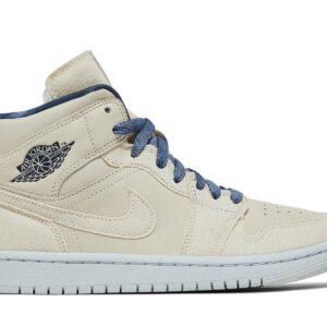 (Women) Air Jordan 1 Mid SE White Midnight Navy DM9126-104 Nicesnk