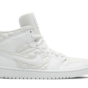 (Women) Air Jordan 1 Mid SE White Quilted DB6078-100 Nicesnk