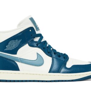 (Women) Air Jordan 1 Mid 'Sky J French Blue' BQ6472-414