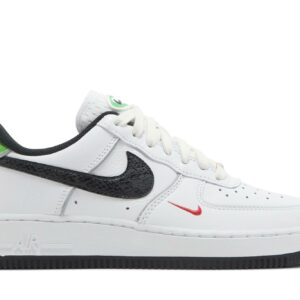 (Women) Nike Air Force 1 Low 07 Just Do ItSnakeskin White Black DV1492-101 Nicesnk