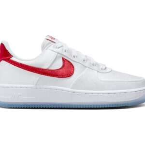(Women) Nike Air Force 1 Low Satin - White Gym Red DX6541-100 Nicesnk