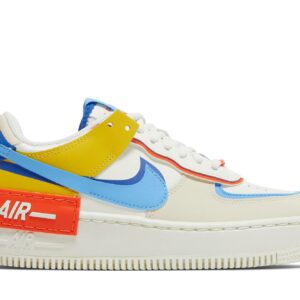 (Women) Nike Air Force 1 Low Shadow 'Sail Game Royal Rush Orange University Blue' CI0919-115