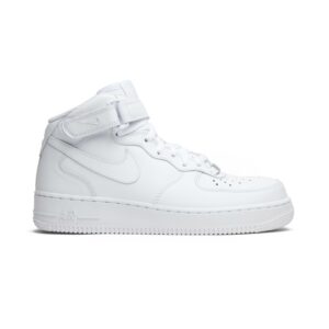 (Women) Nike Air Force 1 Mid 07 Leather 'Triple White' 366731-100