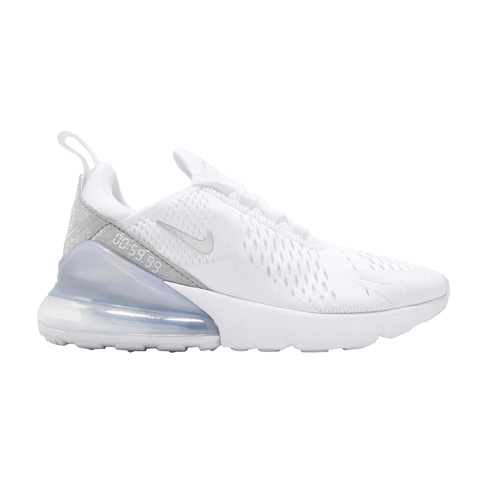 (Women) Nike Air Max 270 Metallic Summit White CD8497-100 Nicesnk