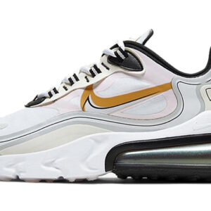 (Women) Nike Air Max 270 React White/Gold CK4126-001 Nicesnk