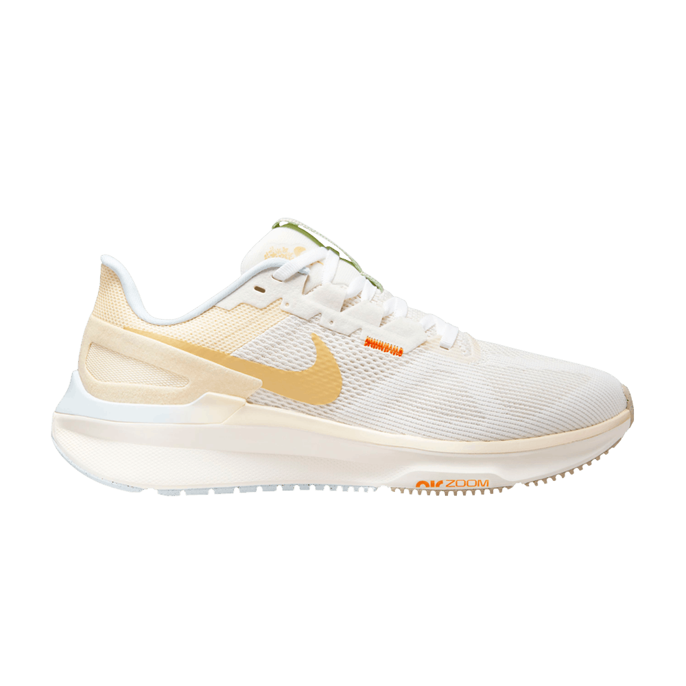 (Women) Nike Air Zoom Structure 25 Sail Buff Gold FV3635-171 Nicesnk