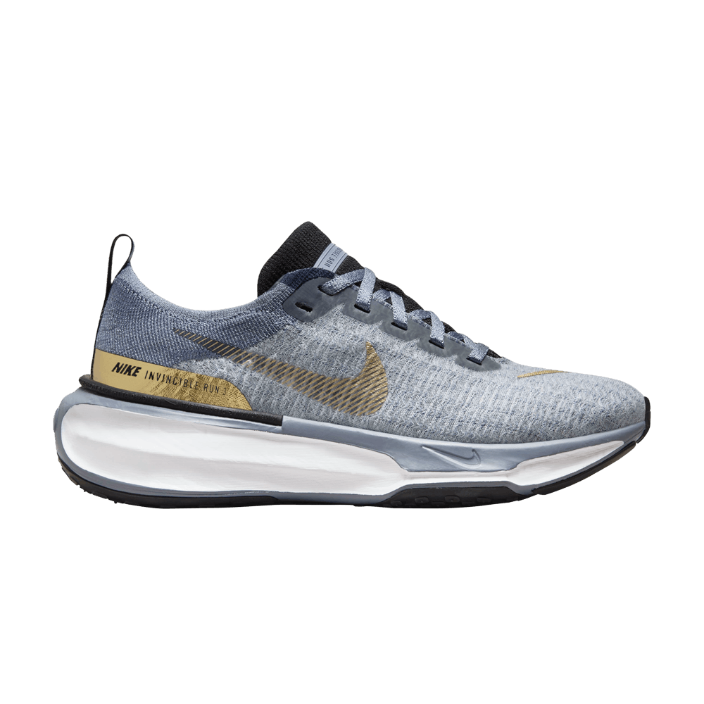 (Women) Nike ZoomX Invincible 3 Ashen Slate Metallic Gold DR2660-400 Nicesnk