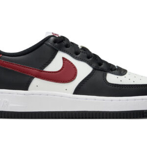 (Youth) Nike Air Force 1 'Black Dark Team Red' FZ4351-001