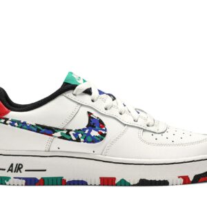 (Youth) Nike Air Force 1 Low 'Crayon White Multi' CU4632-100