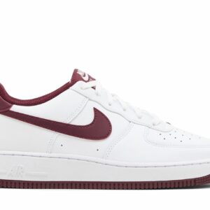 (Youth) Nike Air Force 1 White Team Red FV5948-105 Nicesnk