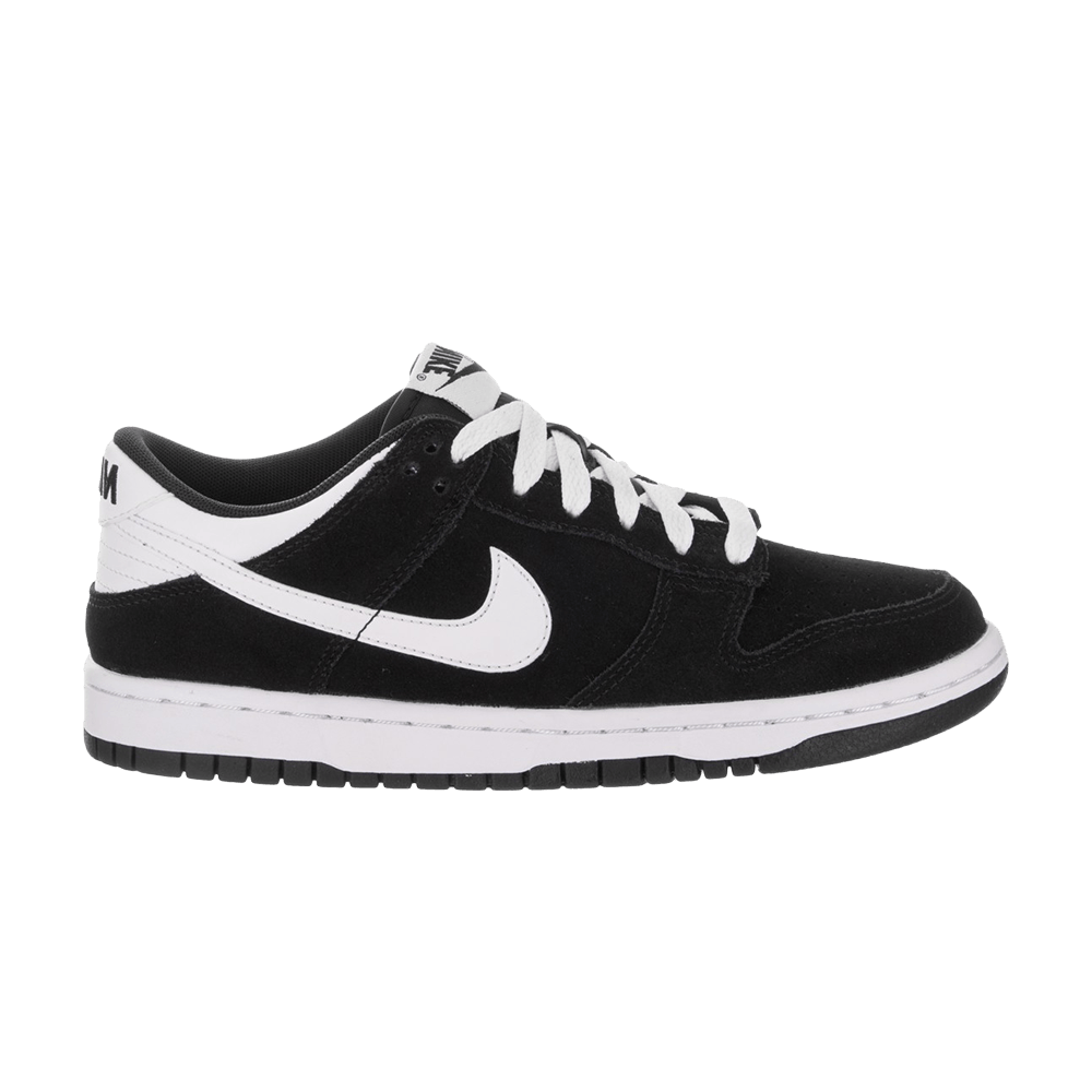 (Youth) Nike Dunk Low Black White 310569-020 Nicesnk