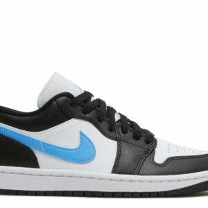 Air Jordan 1 Low 'Black University Blue' Revered Footwear