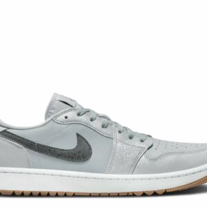 Air Jordan 1 Low Golf Wolf Grey Gum Unfading Sneaker