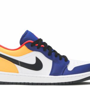 Air Jordan 1 Low 'White Deep Royal Blue' Revered Footwear
