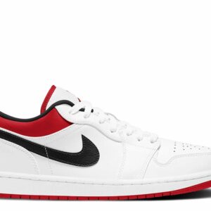Air Jordan 1 Low 'White University Red' Revered Footwear