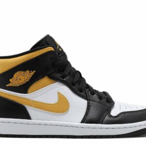 Air Jordan 1 Mid 'Black University Gold' Revered Footwear