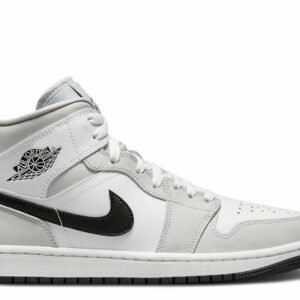 Air Jordan 1 Mid 'Grey Fog' Unfading Sneaker