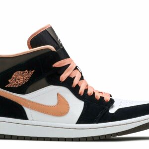 Air Jordan 1 Mid SE 'Peach Mocha' Unfading Sneaker