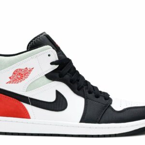 Air Jordan 1 Mid SE 'Red Black Toe' Revered Footwear