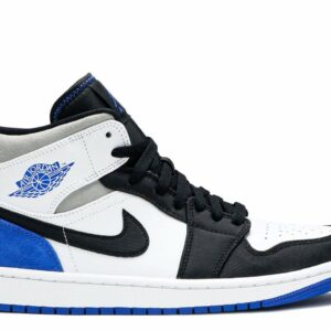 Air Jordan 1 Mid SE 'Royal Black Toe' Revered Footwear