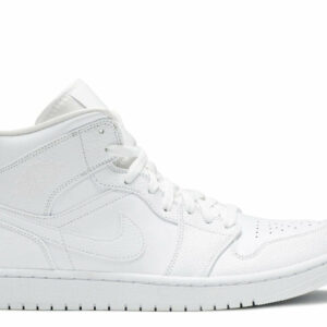 Air Jordan 1 Mid 'Triple White' Everlasting Sneaker